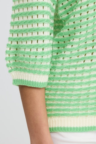 ICHI Knit cardigan 'IHArdina' in Green