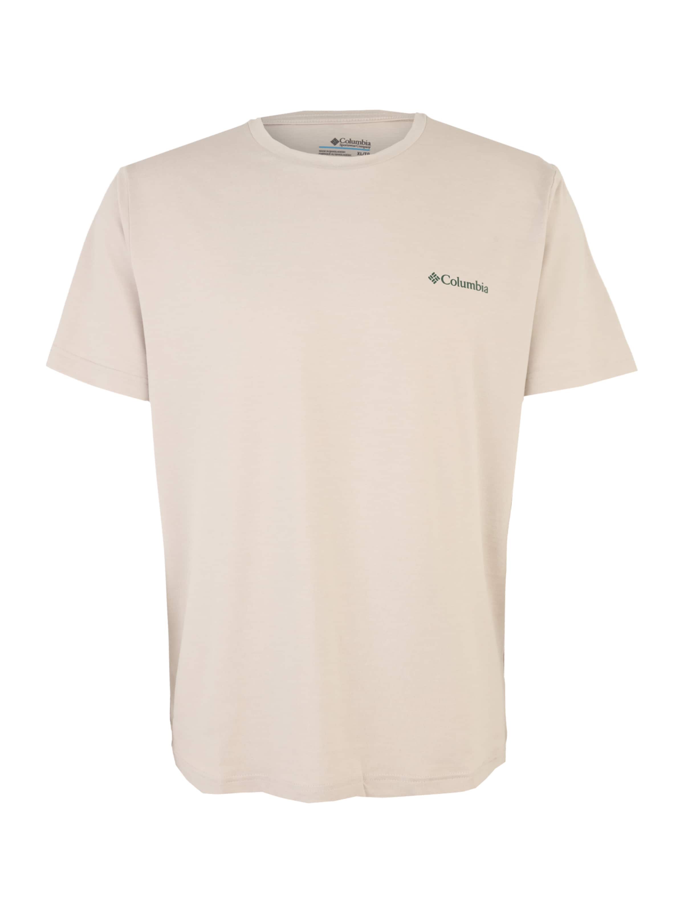 COLUMBIA - Camiseta funcional 'Kwick Hike' en beige: frente