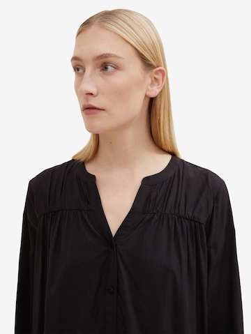 TOM TAILOR Blouse in Zwart