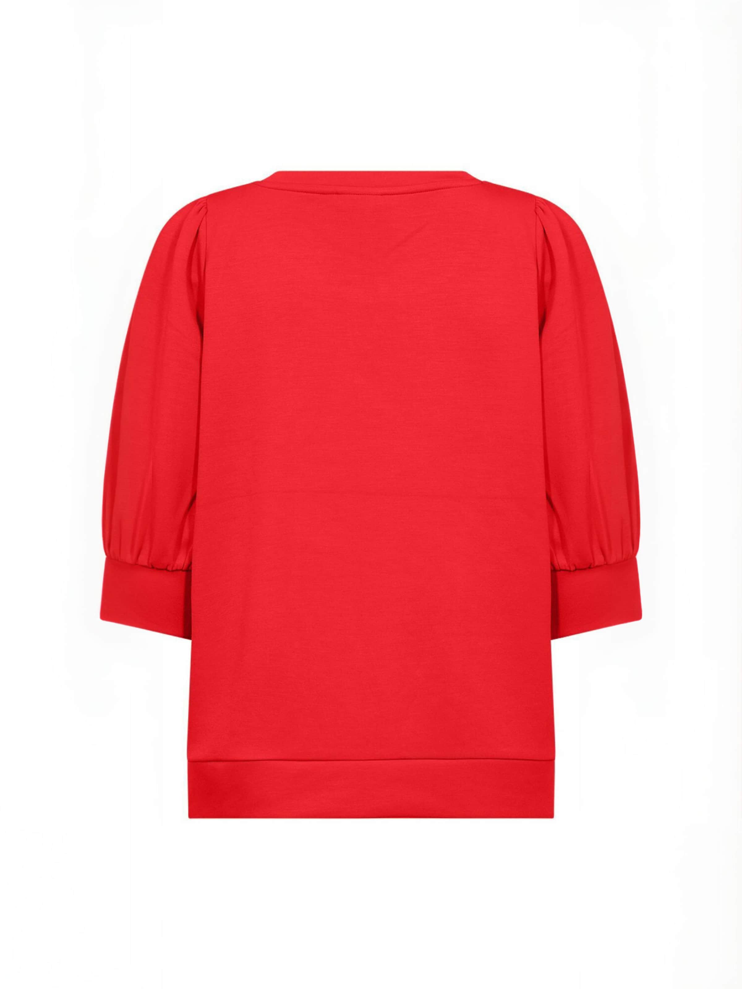 Sweat-shirt 'Sabrina' Wasabi Concept en rouge