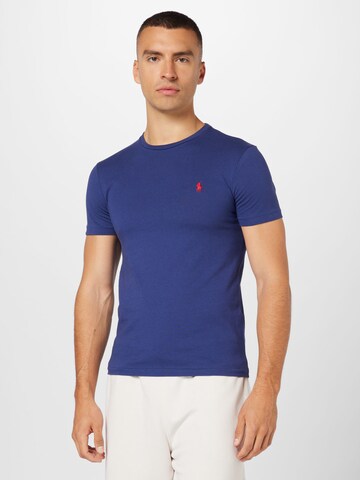 T-Shirt Polo Ralph Lauren en bleu : devant