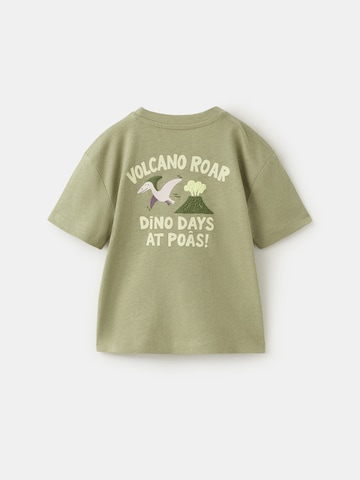 MANGO KIDS Tričko 'VOLCANO' – zelená