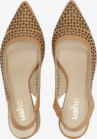 Usha Pumps i beige