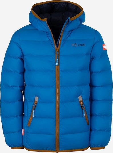 TROLLKIDS Outdoor jacket in Royal blue / Brown / Black, Item view