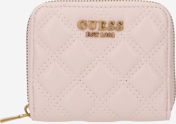 Portamonete 'NERINA' di GUESS in rosa: frontale