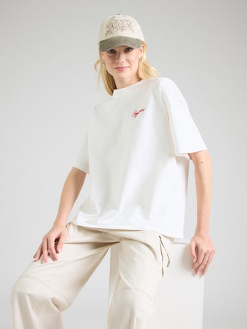 Pegador Majica 'PIANA' | bela barva: sprednja stran