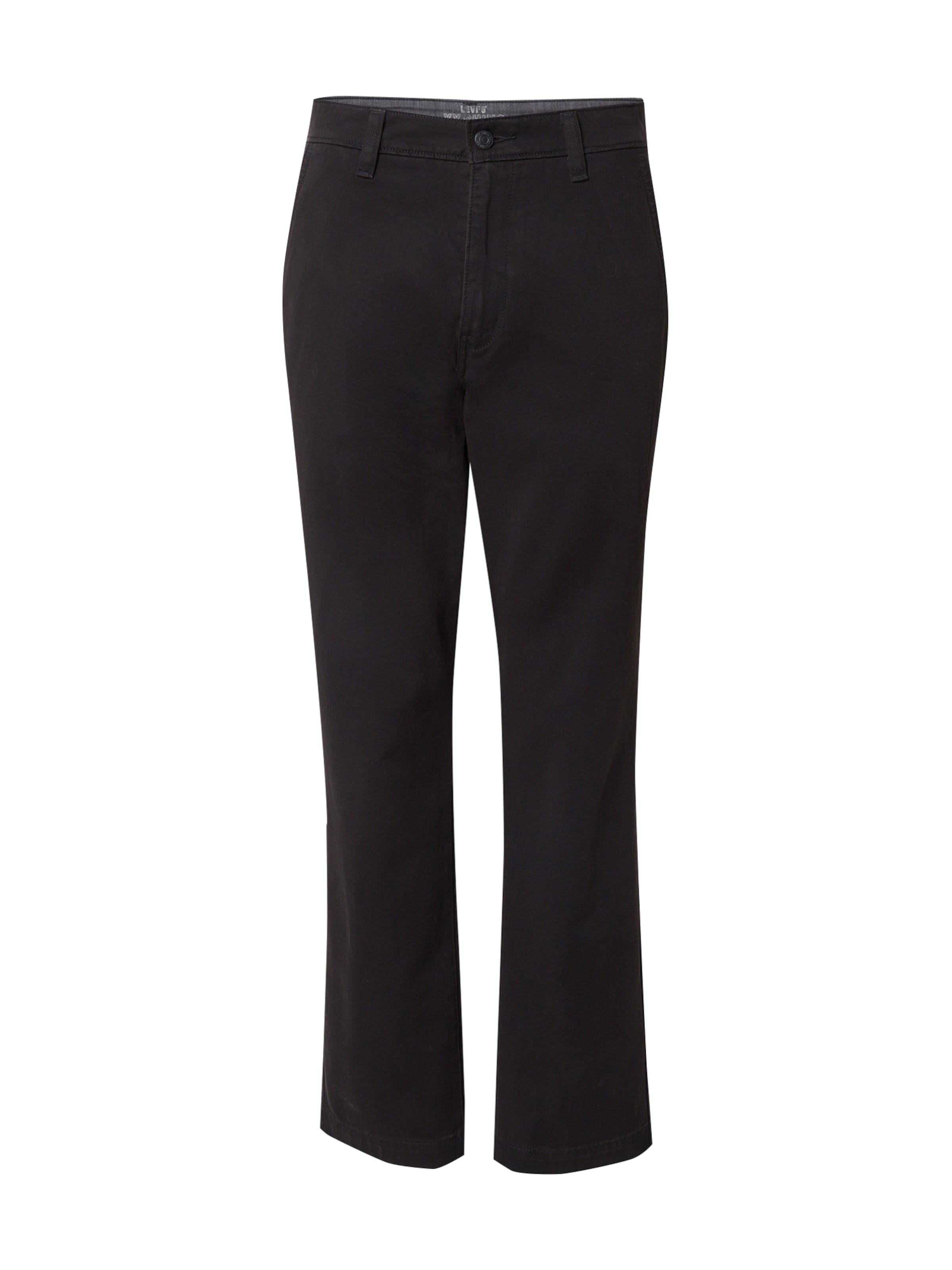 LEVI'S ® tavaline Chino-püksid 'Authentic', värv must: eest vaates