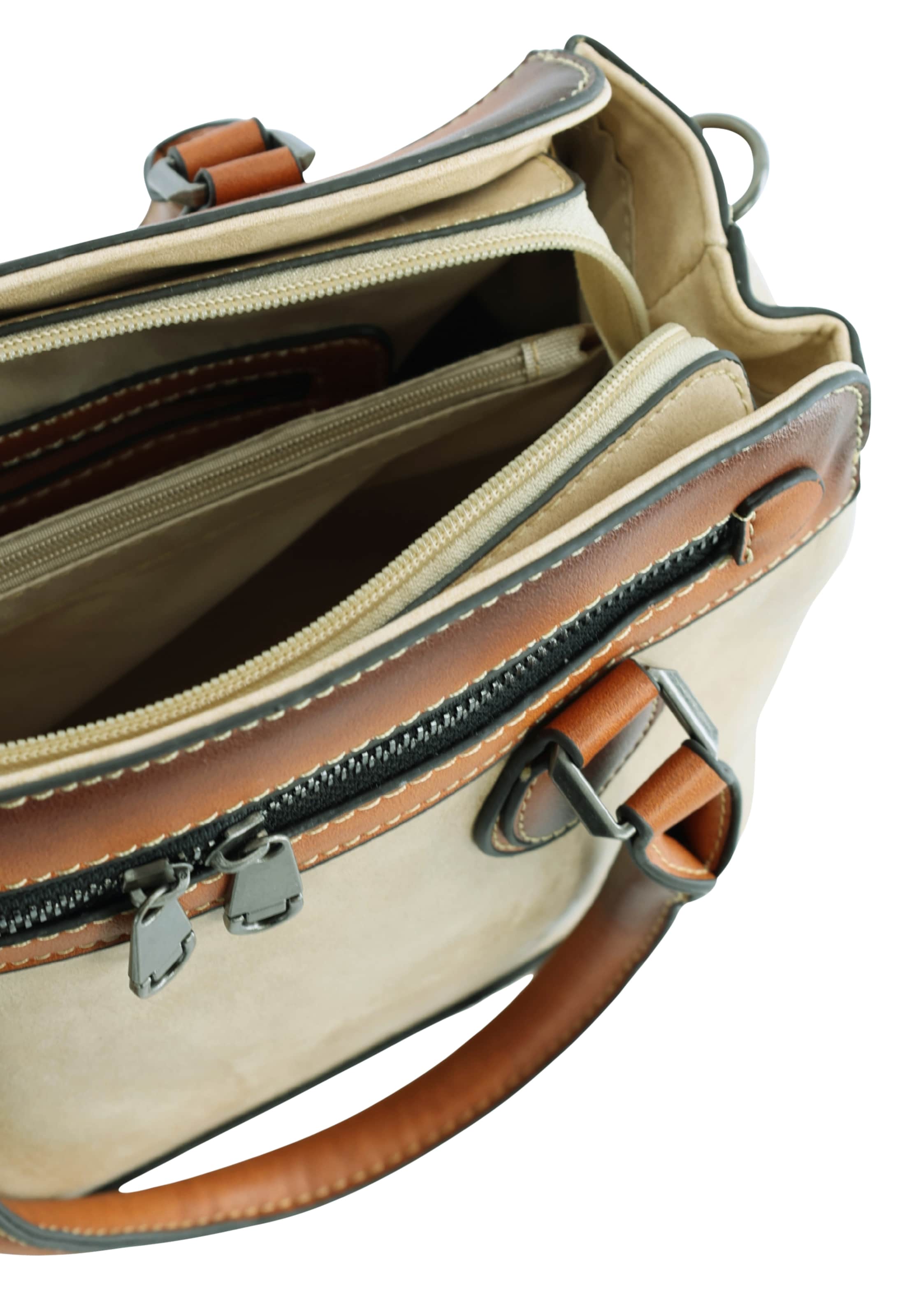 HARPA Shoulder Bag 'VALERA' in Beige