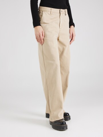 Wide Leg Jean 'Aileen' Elias Rumelis en beige : devant