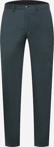 JACK & JONES Pleated Pants 'SOLARIS' in Blue: front