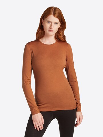 ICEBREAKER Koszulka funkcyjna 'Oasis' w kolorze pomarańczowy