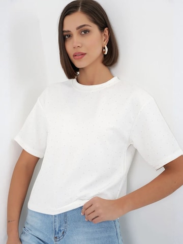 T-shirt Bigdart en blanc : devant