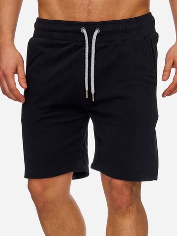 Tazzio Regular Broek '17600' in Zwart: voorkant