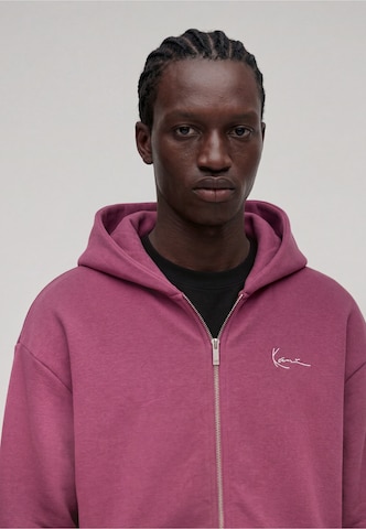 Giacca di felpa 'Essential' di Karl Kani in lilla