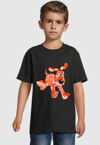 Merchcode Shirt 'Wallace and Gromit - Gears' in Black: front