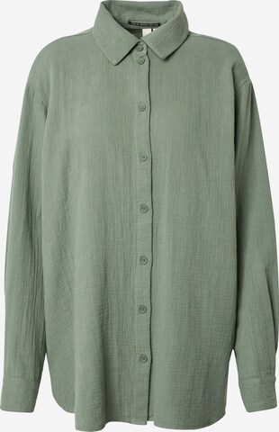 Camicia da donna di QS in verde: frontale