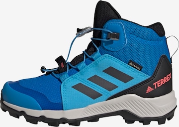 adidas Terrex Boots in Blue: front