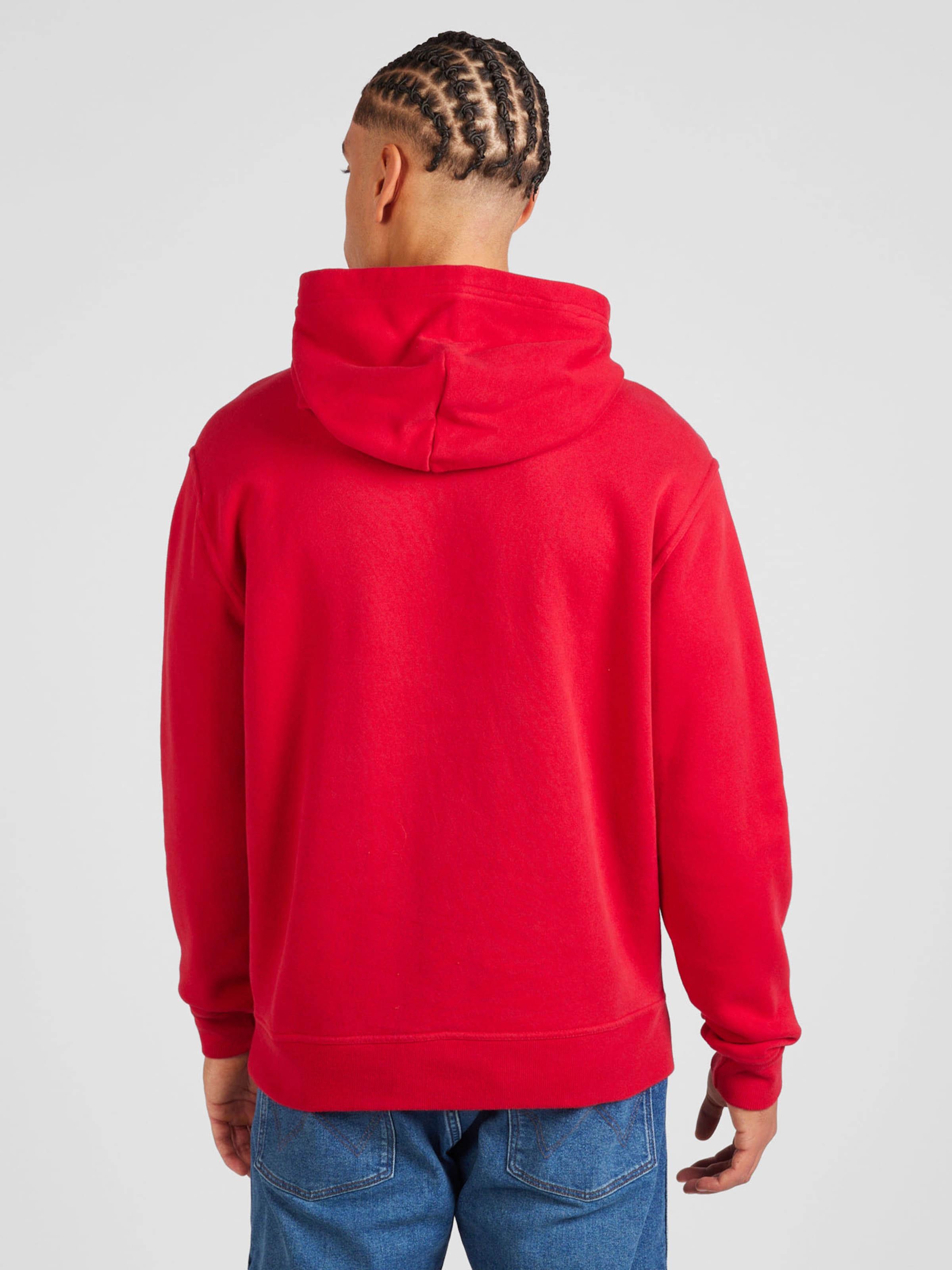 Hollister red clearance sweatshirt