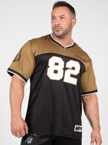 Gorilla Wear Performance shirt 'Trenton' in Black: front
