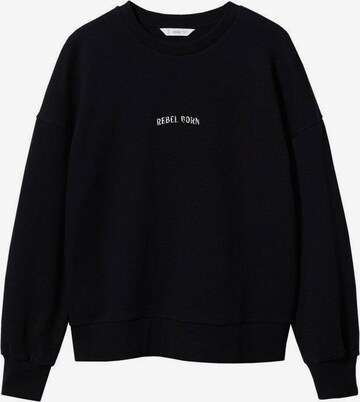 MANGO TEEN Sweatshirt 'chaos' in Black: front