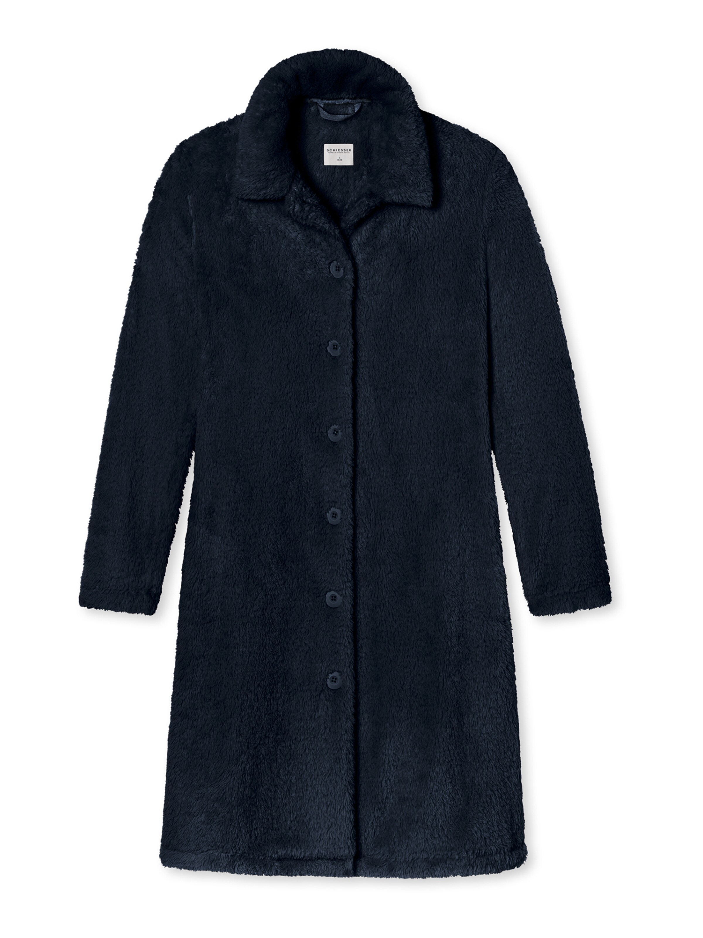 Peignoir long SCHIESSER en bleu : devant