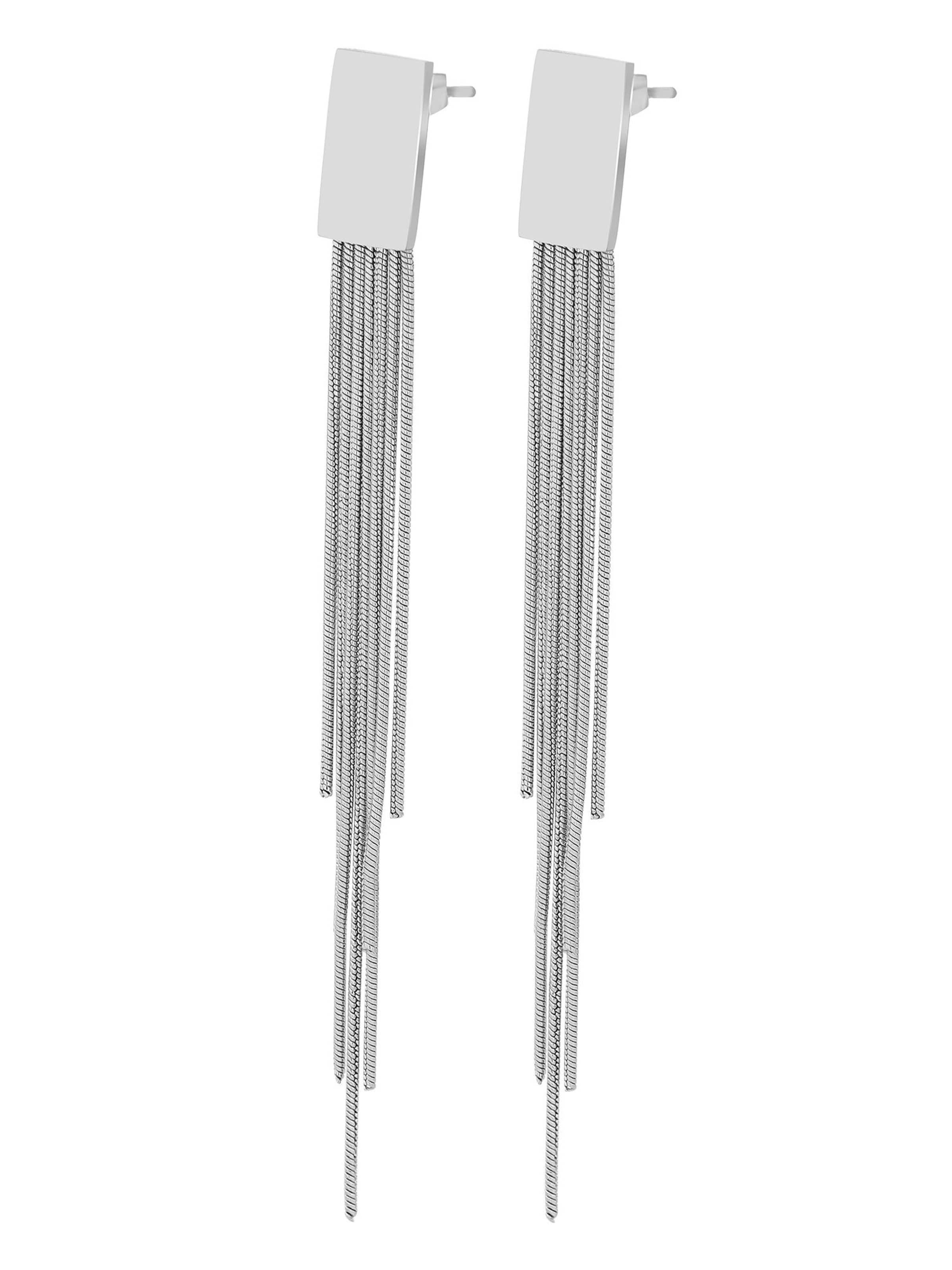 Akzent Earrings 'Lane, langlebig' in Silver