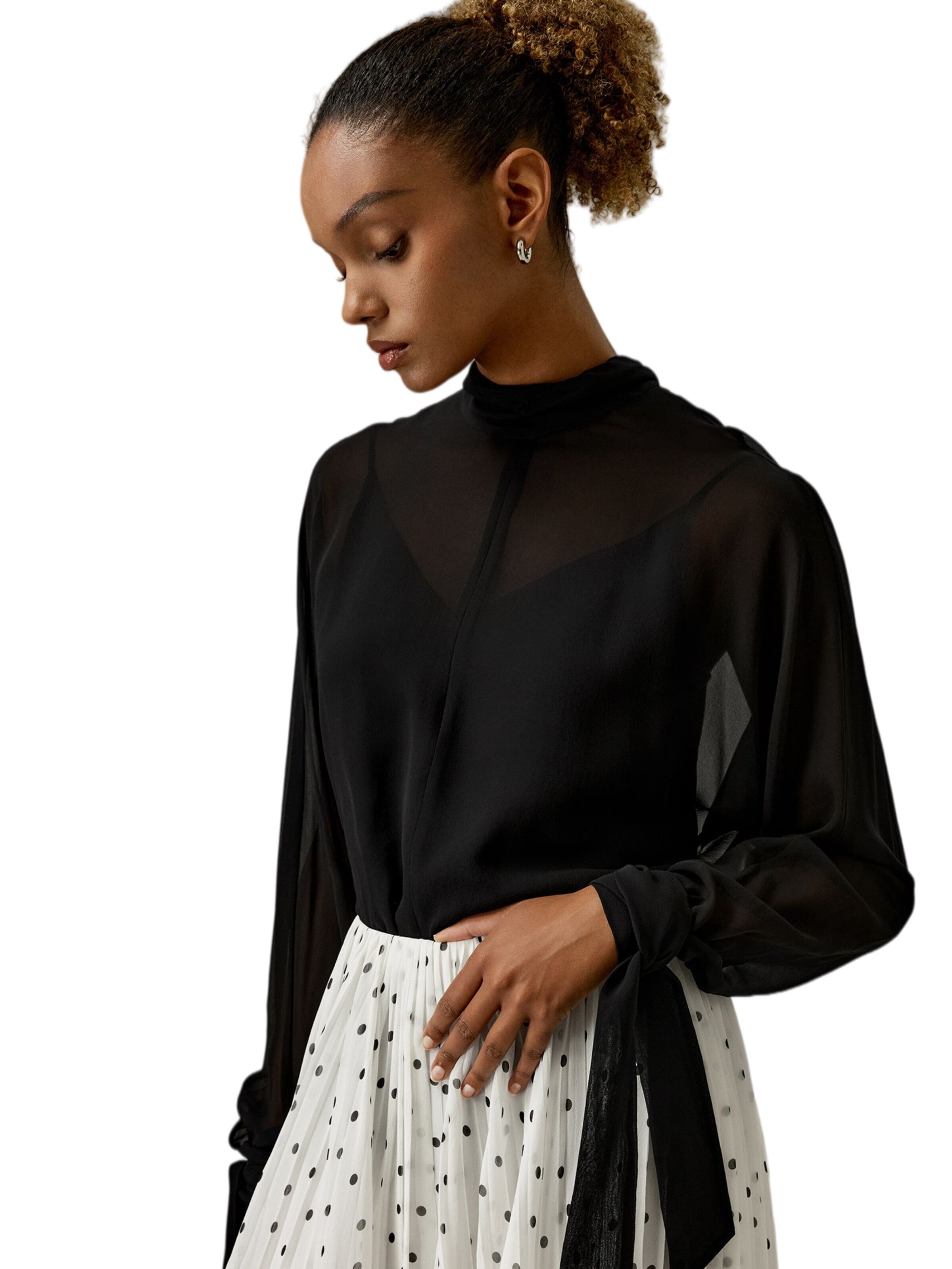 Lilysilk Blouse in Black
