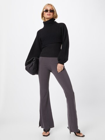 Nasty Gal Flared Pants in Grey