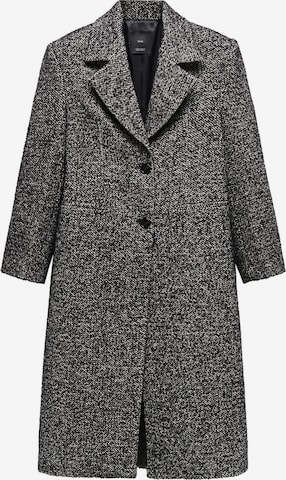 MANGO Between-Seasons Coat 'Dalmata' in Grey: front