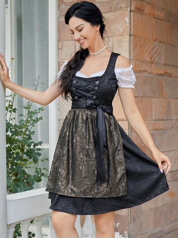 Yesfashion Dirndl in Black
