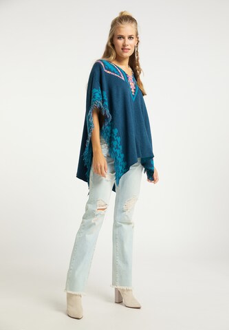 usha FESTIVAL Poncho in Blau