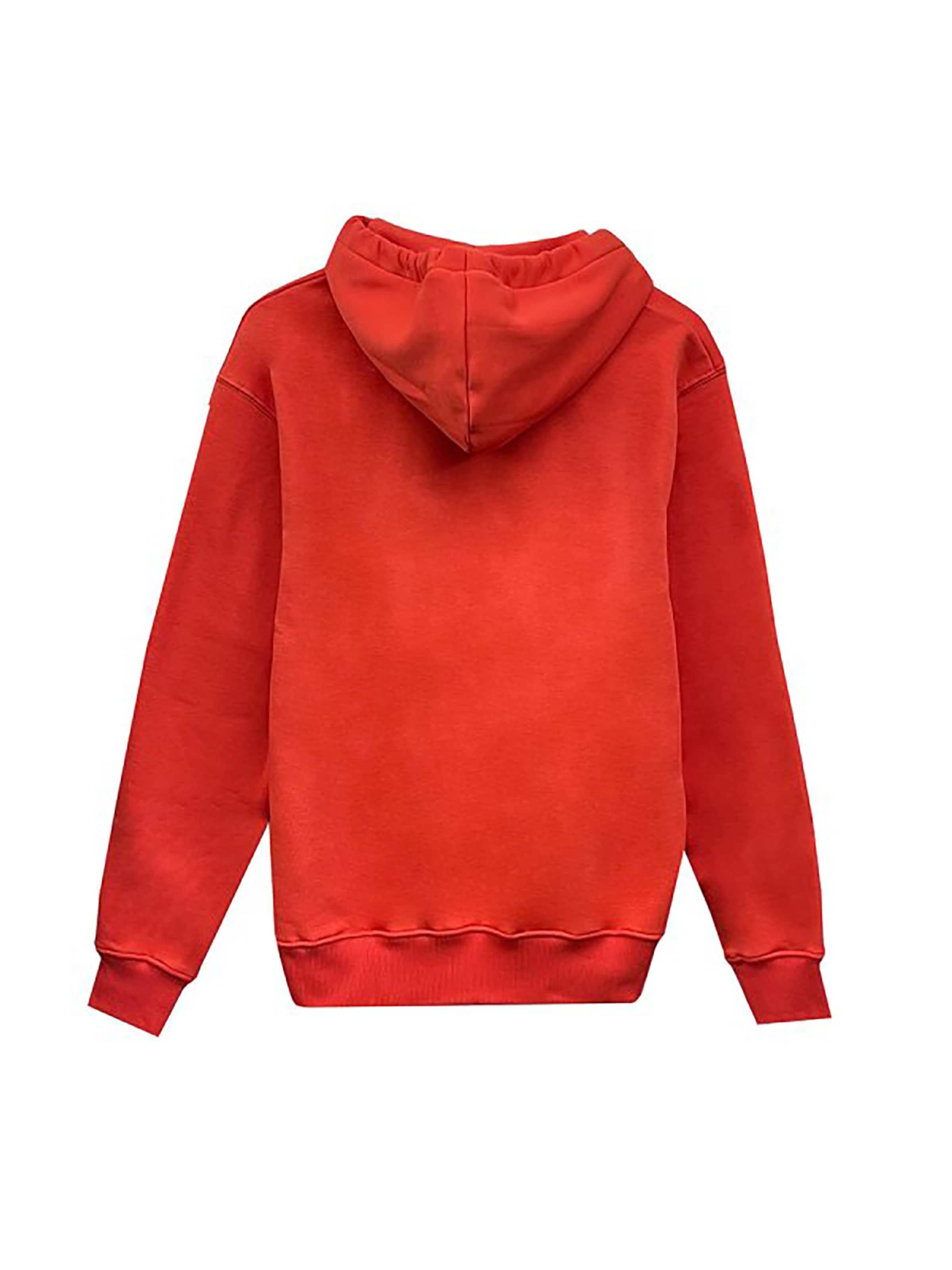 ALPHA INDUSTRIES Mikina 'Basic' – červená