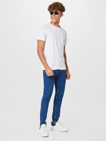 BURTON MENSWEAR LONDON Skinny Jeansy w kolorze niebieski