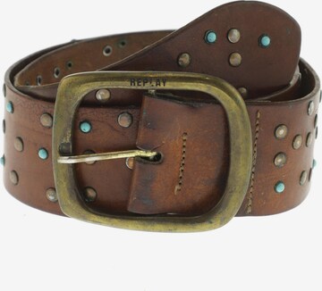 REPLAY Belt in One size in Brown: front