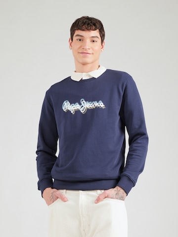 Pepe Jeans - Sudadera en azul: frente