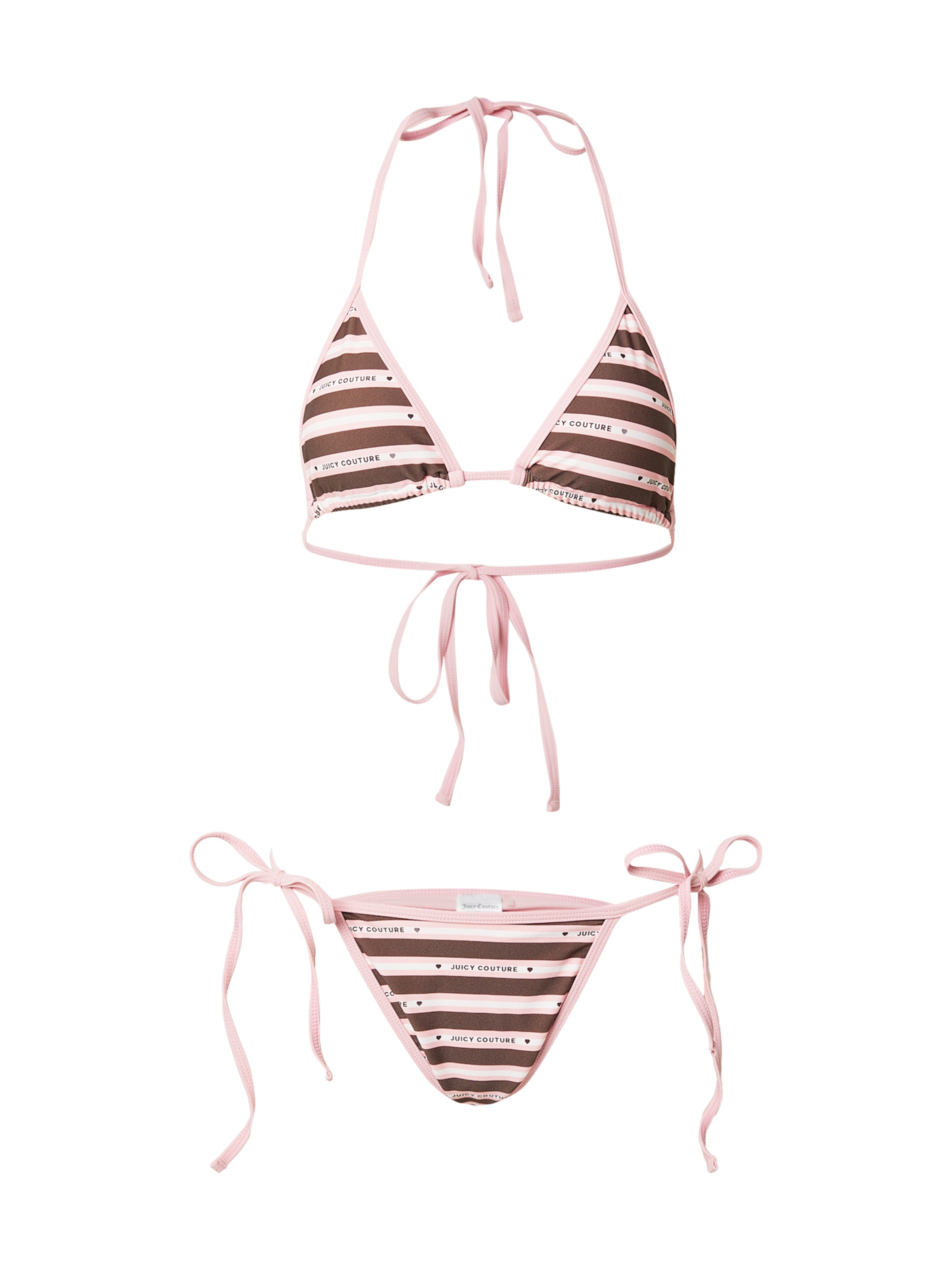 Triangolo Bikini di Juicy Couture in rosa: frontale