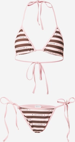 Juicy CoutureTrokutasti Bikini - roza boja: prednji dio