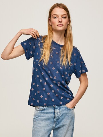 Pepe Jeans T-Shirt 'Nyla' in Blau: Vorderseite