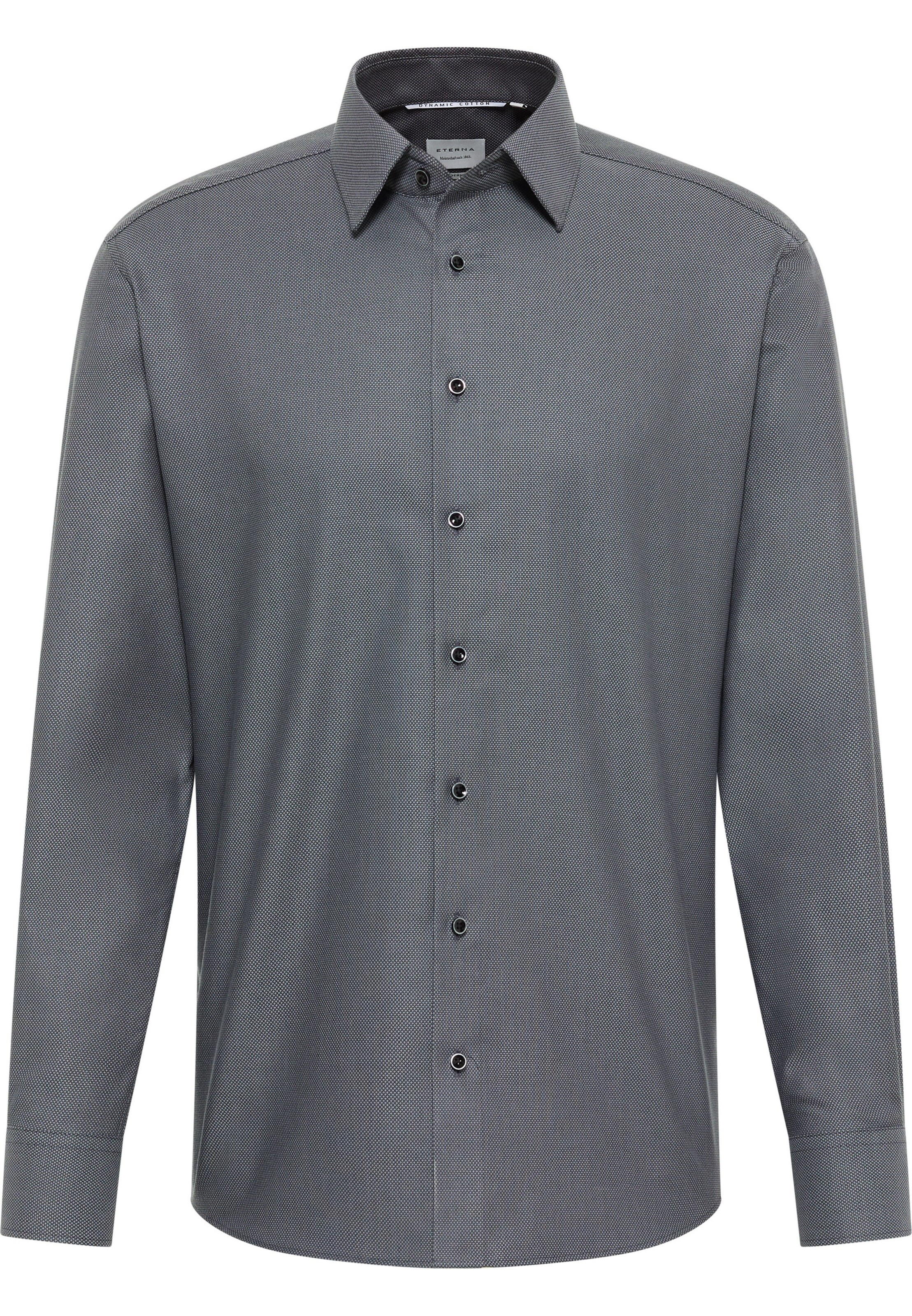 ETERNA Overhemd in Grijs: voorkant
