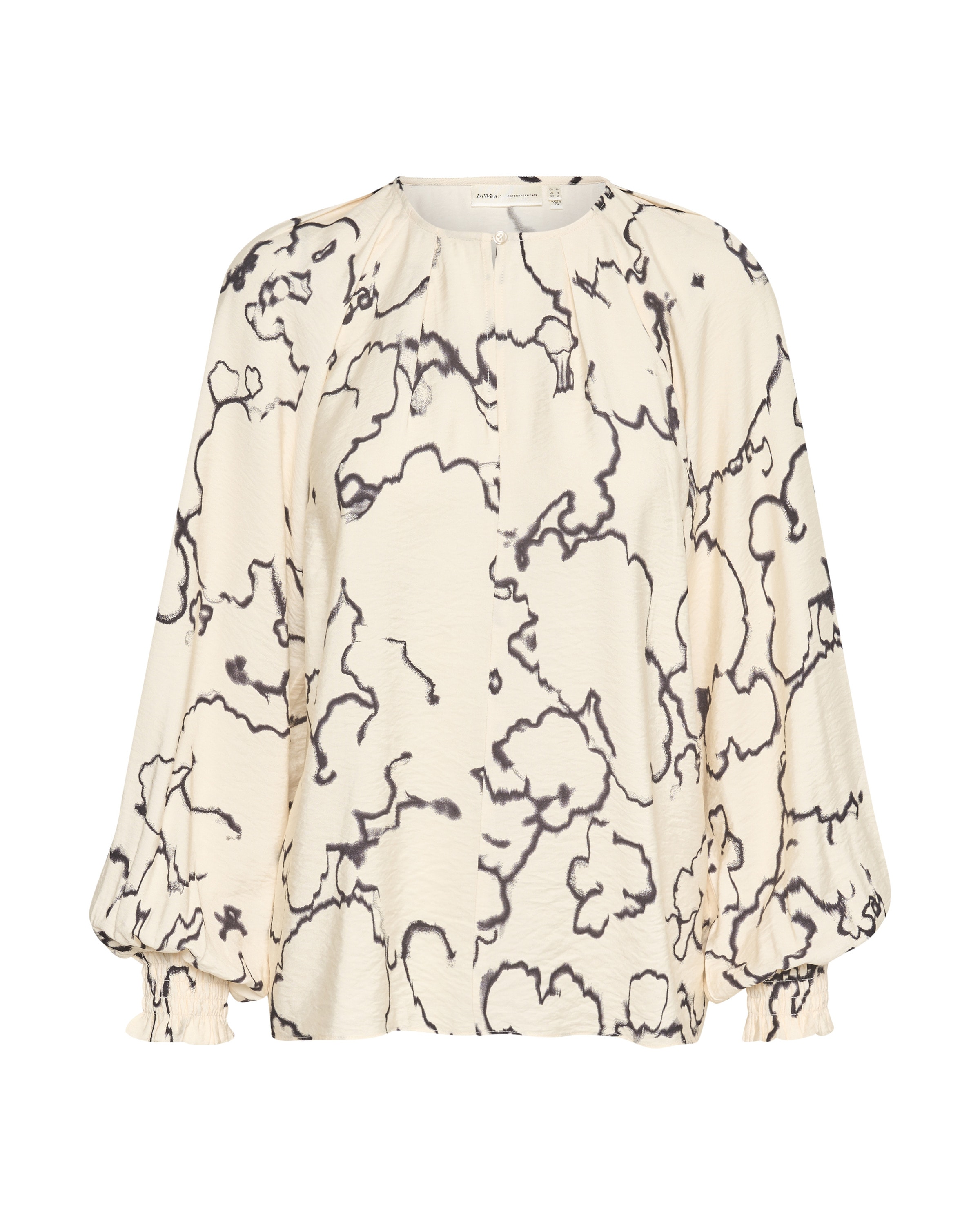 InWear Bluza 'Cait' | bela barva: sprednja stran