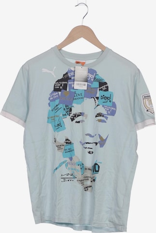 PUMA T-Shirt L in Blau: Vorderseite