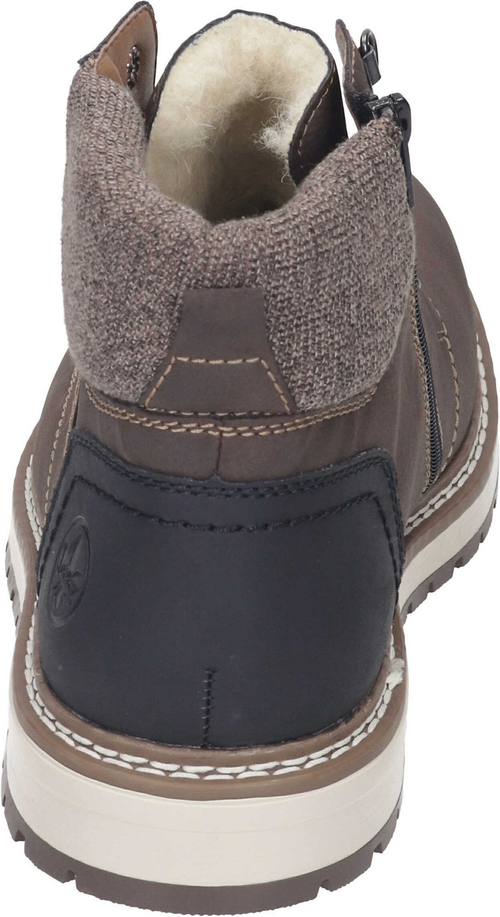 Rieker - Botas com atacadores em castanho