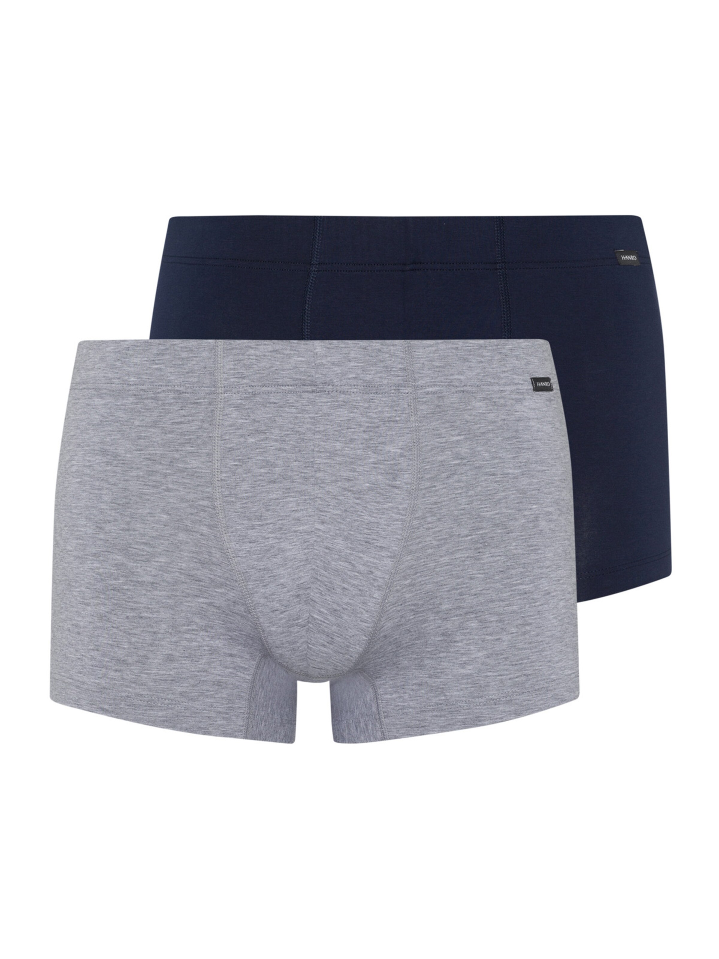 Hanro Retro Boxershorts ' Cotton Essentials ' in Blau: Vorderseite