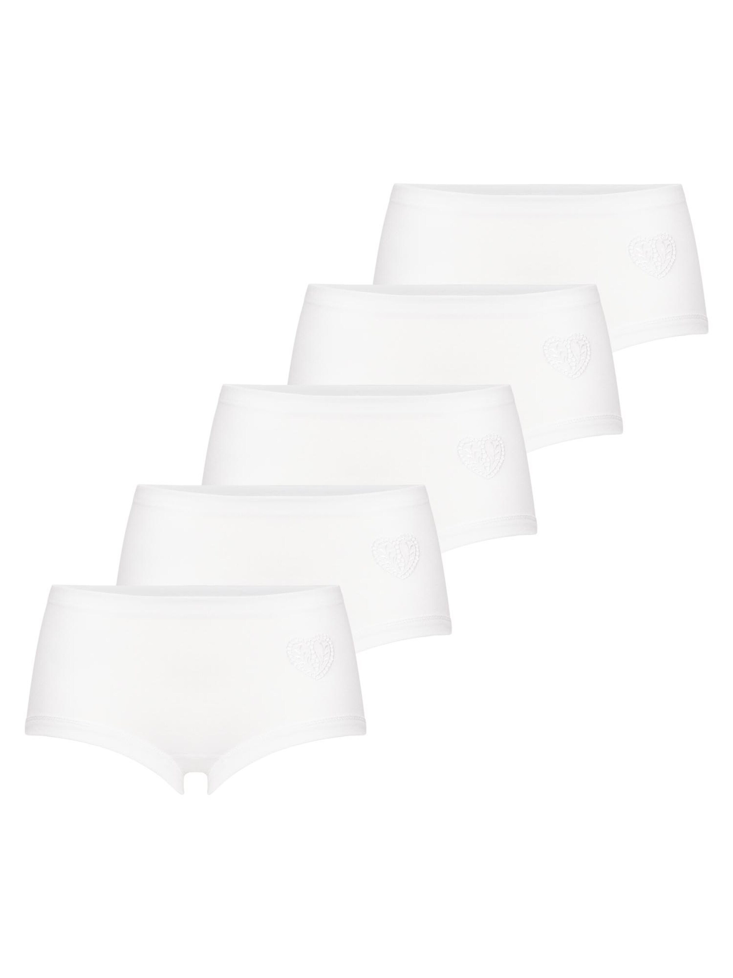 CON-TA Panty 'Basic' in White: front