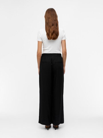 OBJECT Wide leg Broek 'Tilda' in Zwart