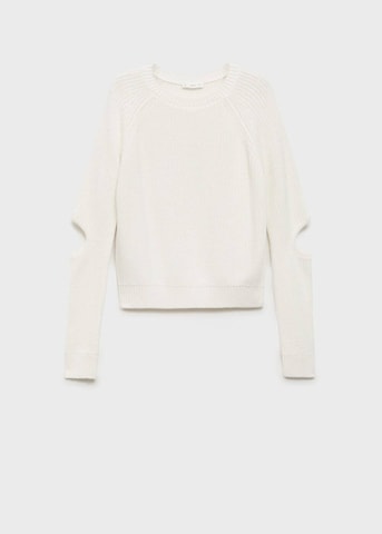MANGO TEEN Sweater 'Elbow' in White