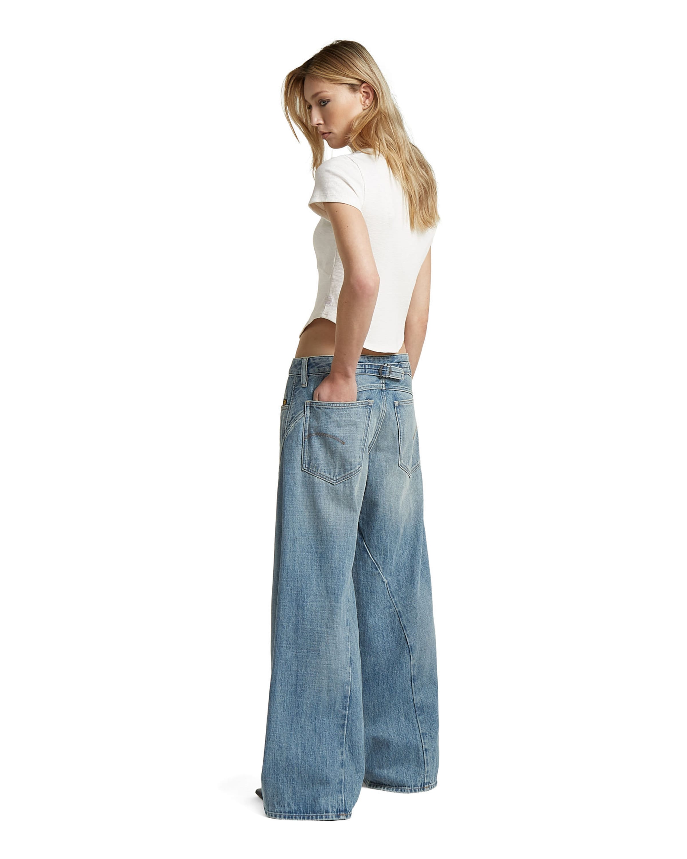 G-STAR Wide leg Jeans 'Helyx' in Blue