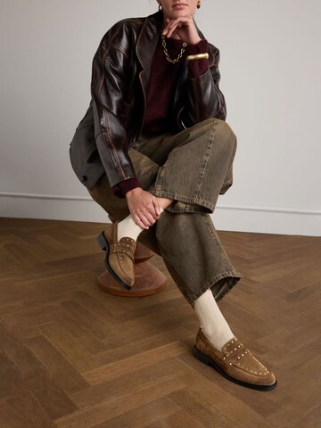 MANFIELD Classic Flats in Brown