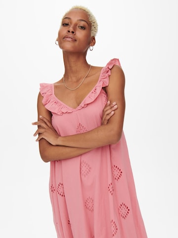 Robe d’été 'IRMA' ONLY en rose