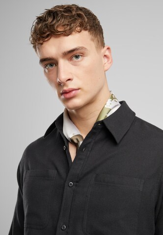Urban Classics Regular fit Overhemd in Zwart